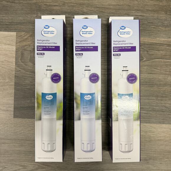 Lot of 3 Great Value Refrigerator Water Filter Replaces GE Model RPWF 6months - Picture 1 of 4